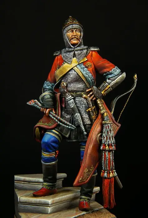 Unpainted Kit 1/24 75mm Officer of the ,Russia 1830 year 75mm  figure Historical  Resin Figure miniature garage kit