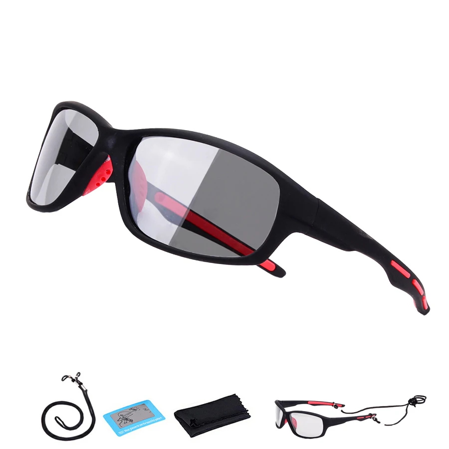 Nowe spolaryzowane fotochromowe okulary rowerowe Mountain Bike okulary kobiety mężczyźni Outdoor Sport Road okulary przeciwsłoneczne na rower gogle