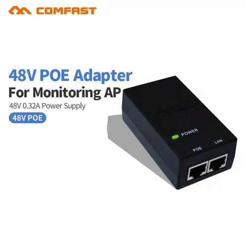 Supply 48 V 0.32A power adapter switching power supply 48v Comfast POE network switch power supply for wifi ap