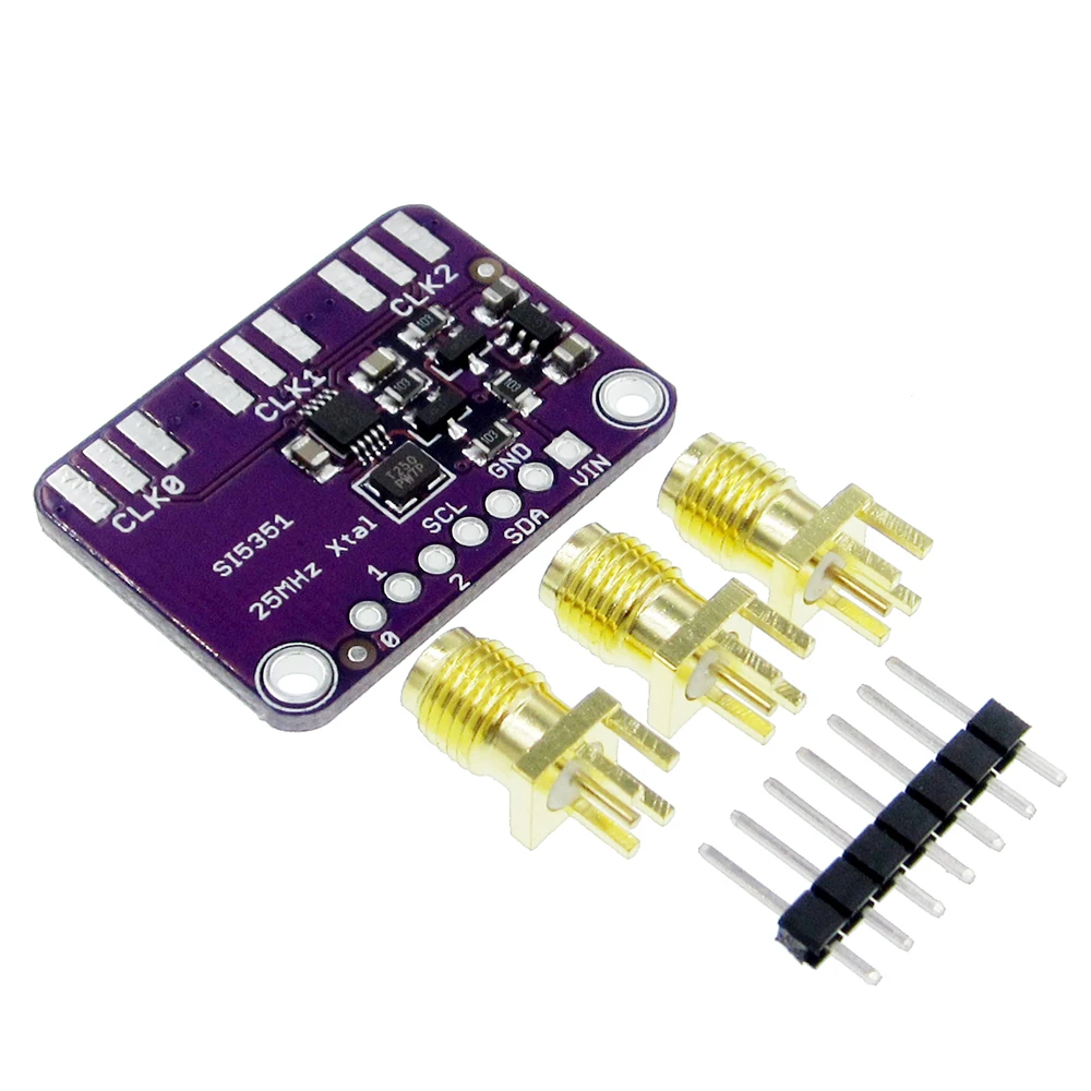 CJMCU 5351 Si5351A Si5351 Clock Signal Generator Breakout Board For IDE I2C Controller SMA Connector 3.3V LDO Regulator