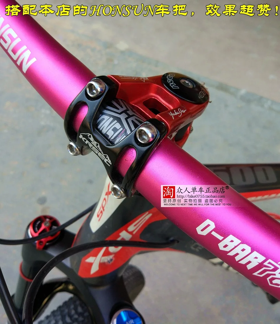 Q755 Schwarz Rot Racing Zyklus 31,8*50mm Aluminium Legierung Fahrrad Vorbau Downhill CNC Gefräste Fahrrad Vorbau MTB Mountain Road lenker – Detail 35