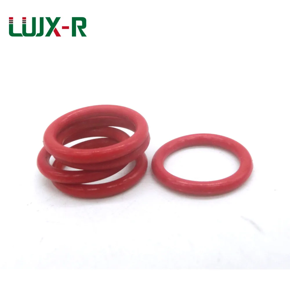 LUJX-R O Ring Seal 5mm Red Silicone Gasket Sealing VMQ O-Ring Washer OD 55/60/62/70/80/85/90/100mm O Type Ring Seal Oil Proof