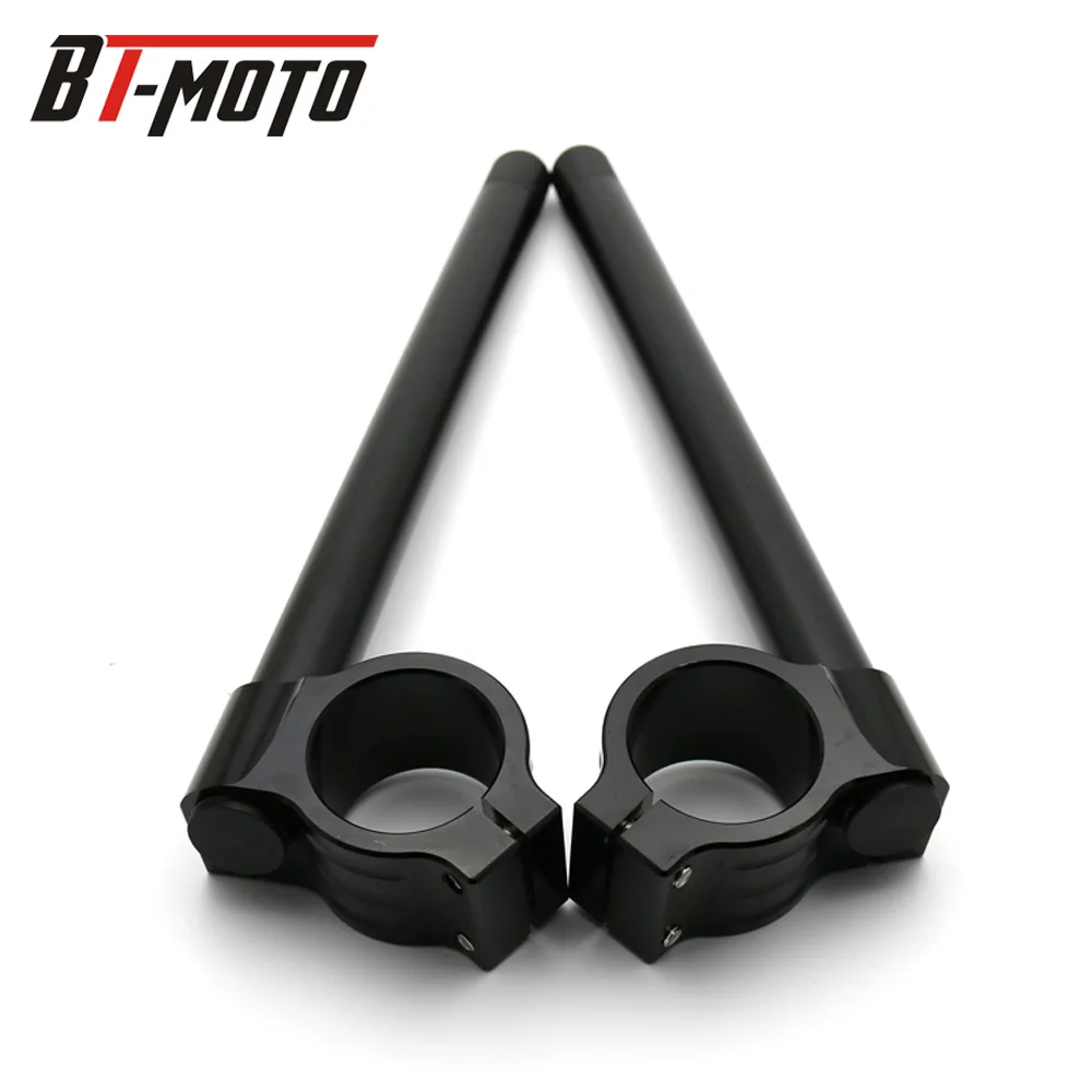 Universal 29mm 31 32 33 35 36 37 39 41 43 45 46 47 48 50 51 52 MM Fork Tube Clip Ons Handle Bar Motorcycle Cafe Racer Handlebars