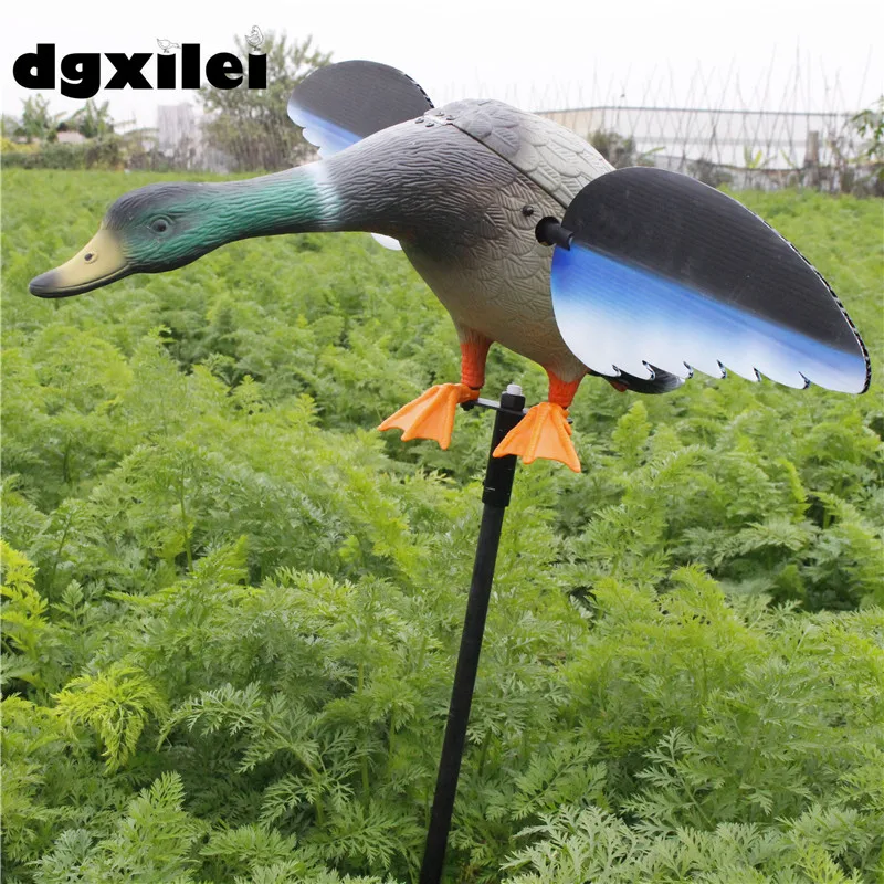 Xilei-Drake Ducks Decoy with Remote Control, Magnet Spinning Wings, Outdoor, Russian, High Quality, 2017