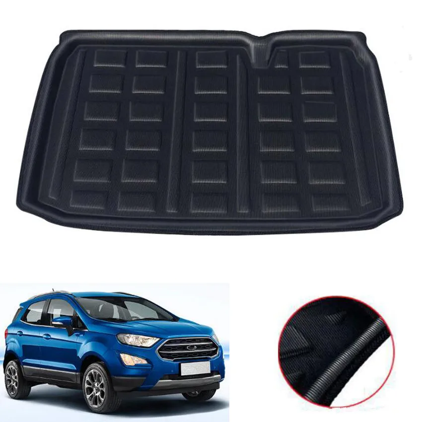 Car Rear Cargo Boot Liner Trunk Mat Car Styling Accessories For Ford Ecosport 2018 2019