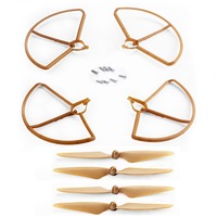 HUBSAN H501S - 01 Propeller Pack with Prop Guards for H501S H501C X4 Drone Rc Helicopters