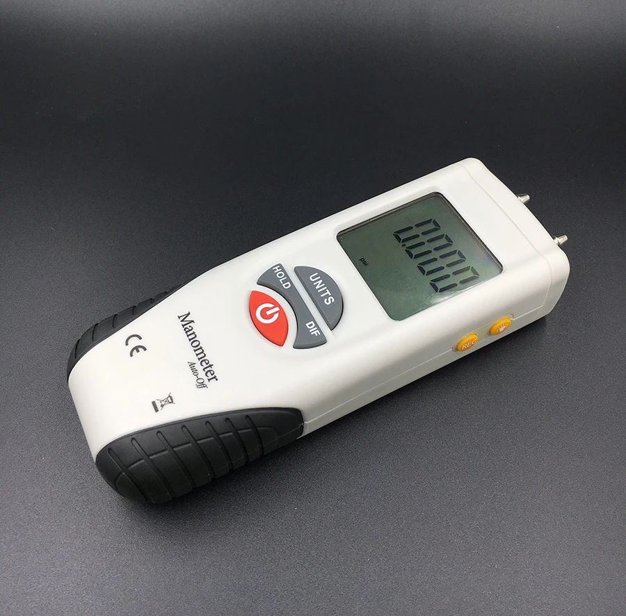 HT-1890 Digital Manometer Air Pressure Meter air pressure Differential Gauge High performance LCD 55H2O to +55H2O Data Hold