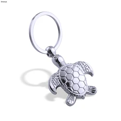 Fashion Tortoise Key Chain personality Animal Pendant Car Key Holder simulation Sea turtle Keychain Bag Charm Accessories K1736