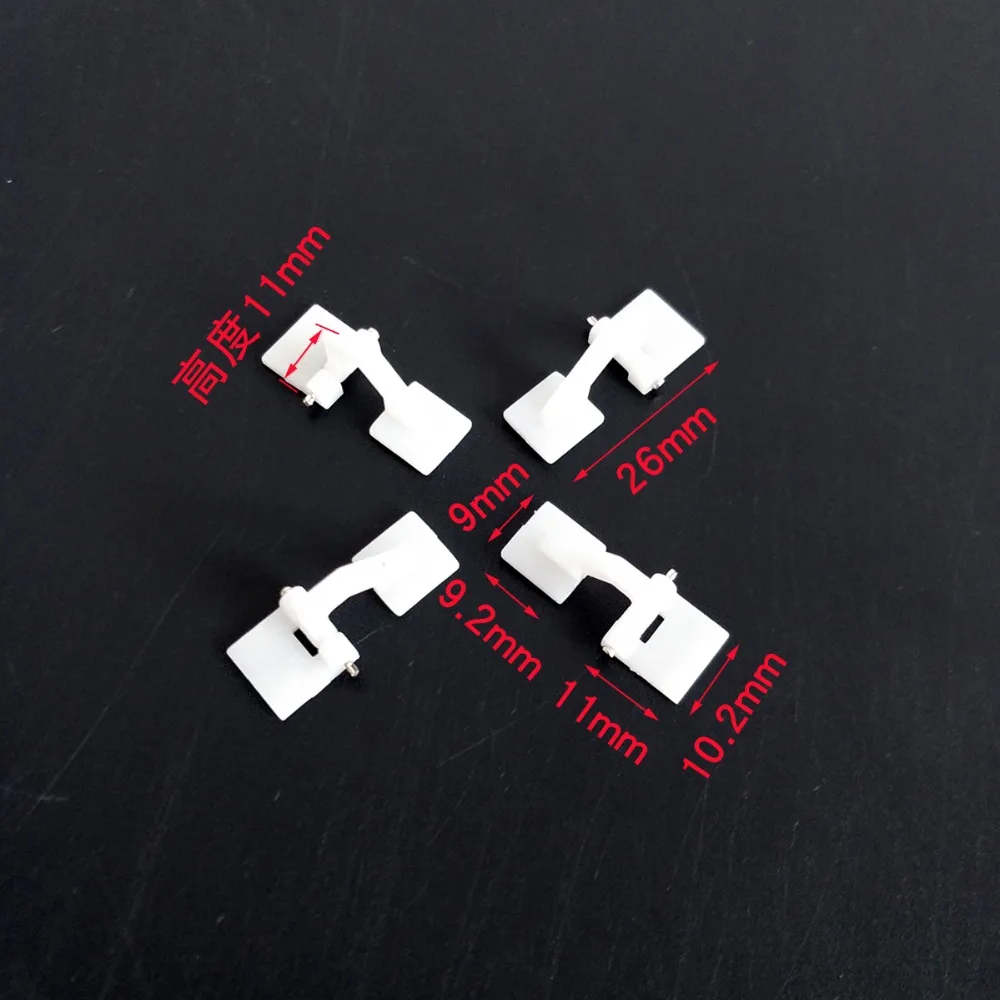 10Pcs RC Plane Airplane Hatch Door Canopy Hinge Connecting Adapting Hinges Adapter Mini Hatch Hinge  For Aileron Parts