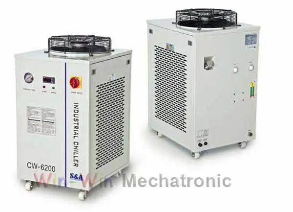 Co2 Laser Water Chiller CW6200 AH DH220V /110V Chiller 5100W cooling capacity