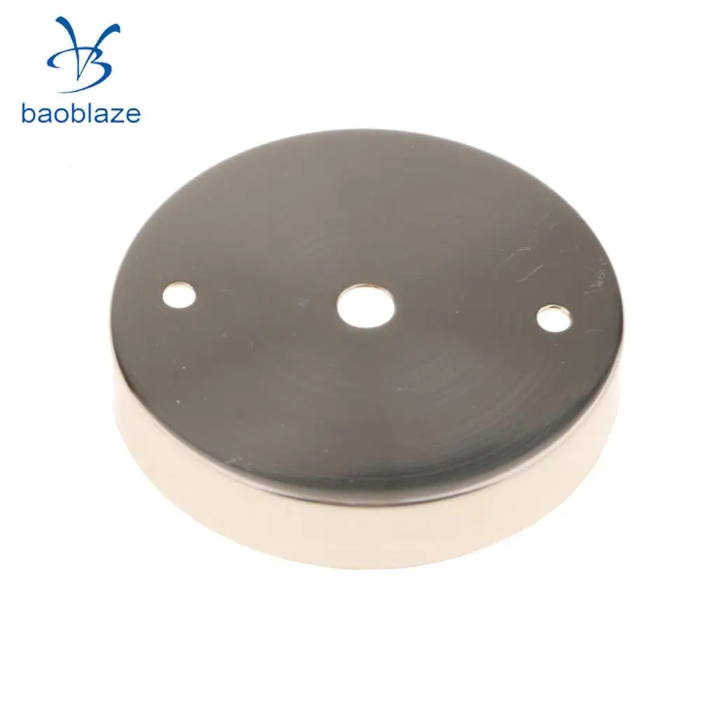 Ceiling Lamp Plate Kit Pointed Base Disc Pendant Light Accessories 100mmx15mm with Screws, Easy to DIY assembly