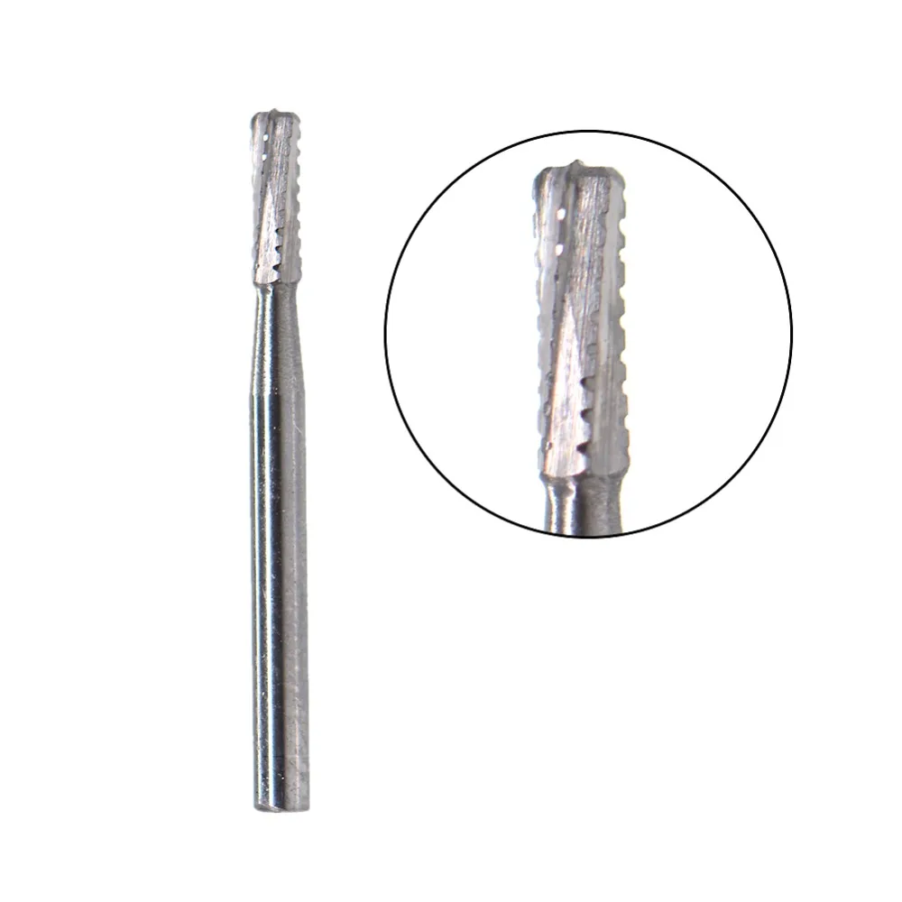 10pcs/box Dental Broken Crown Needle for break crown Endodontic Gold Plated Handle High Speed Dental Drill Dentist Tools 1958#