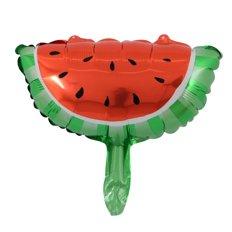 1pcs Mini burger ice cream watermelon fruit burger luminum balloons children birthday beach party wedding decor supplies balloon