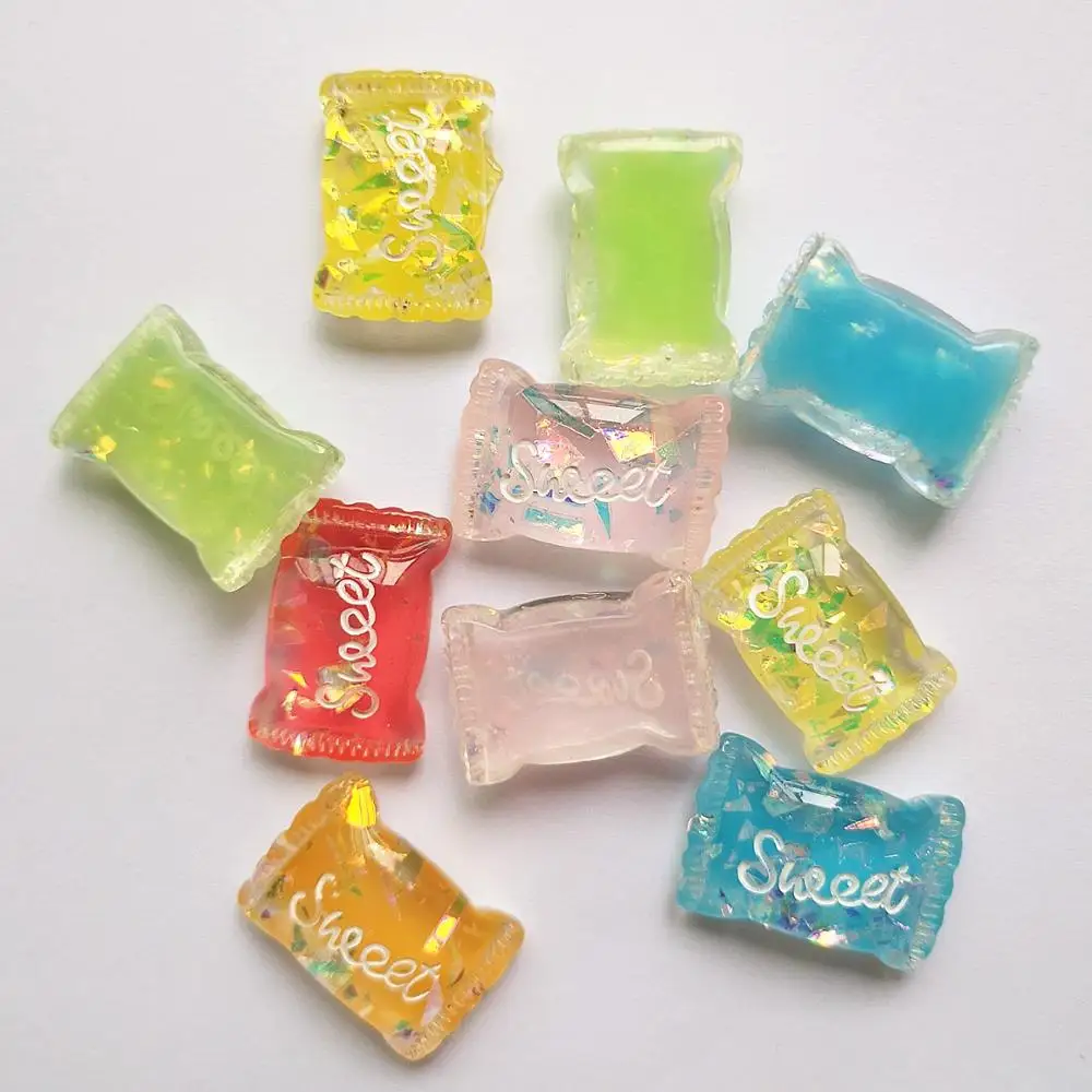 

10pcs Slime Charms Candy Sweet Sugar Polymer Slime Box Toy For Children Charms Modeling Clay DIY Accessories For Kids