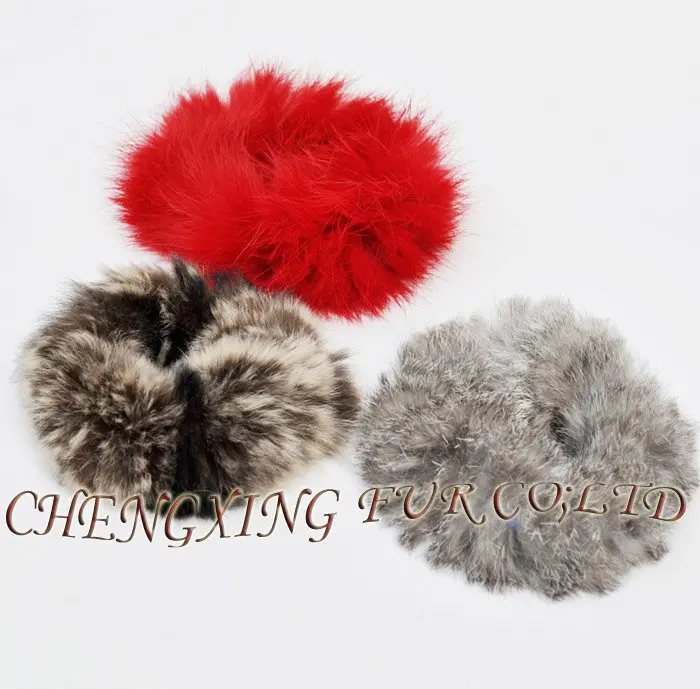 

5 pieces CX-E-01 Rabbit Fur Elastic Hair Band / Bracelet ~ Mixed Colour ~ DROP SHIPPING