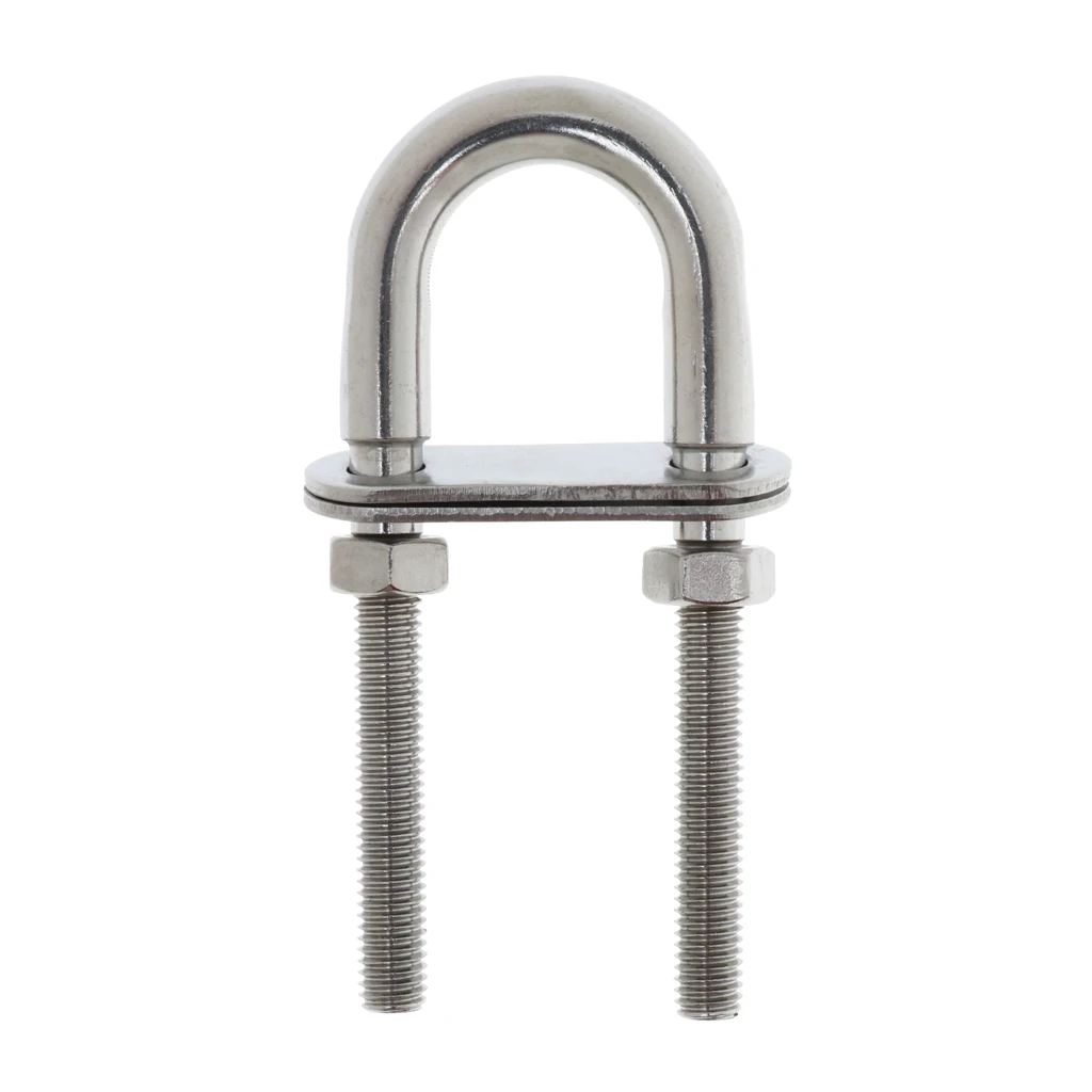 304 Rvs Marine Touw Rigging Boog Stern Eye U-bout Yacht Boot Hardware Groothandel Dropshipping Marine Rigging M8 * 100