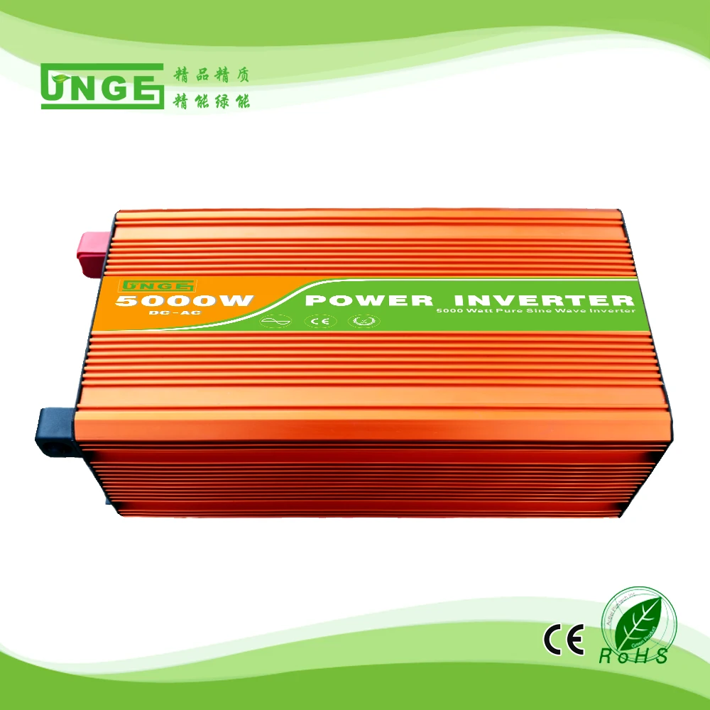 5KW/5000W 24/48/96V To 100/110/120/220/230/240VAC 50/60Hz Residential Home High Frequency Use Pure Sine Wave Off Grid Inverter