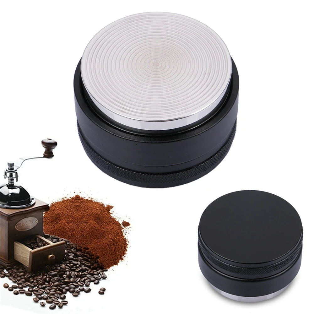 

58mm Mini Adjustable Espresso Powder Distributor Thread Base Coffee Tamper