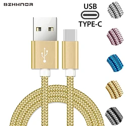 Línea de carga rápida USB tipo C para Samsung Galaxy Note 8, S8, S9, A3, A5, A7, 2017, A7, A8, 2018, 0,2 M, corto, 1/2 metros de largo