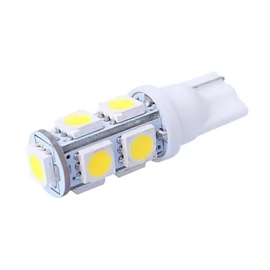 2PCS x T10 2W 200LM 5050 9SMD LED Color Light for Car Door & Trunk Lamps