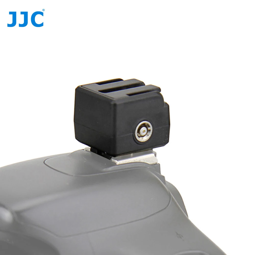 JJC Camera Hot Shoe Adapter for Sony/Maxxum Flashes with PC Female Outlet Standard ISO Multi Interface Speedlight