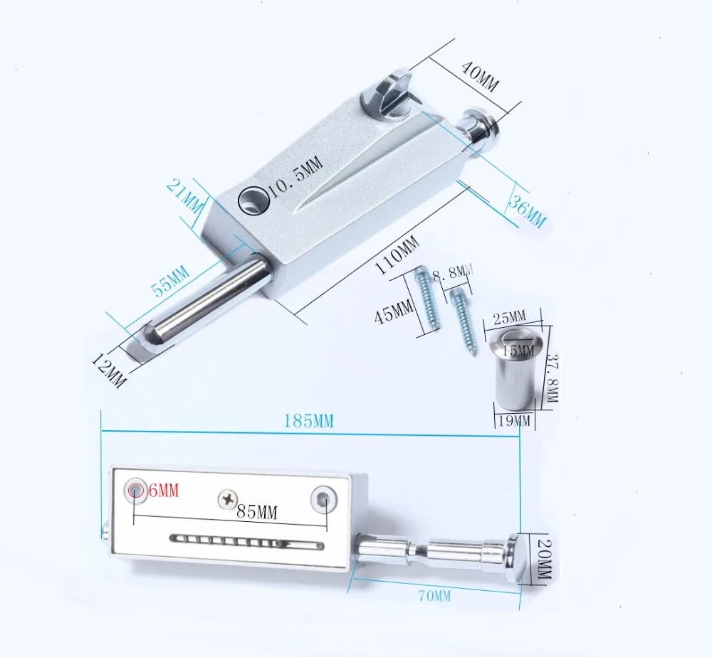 Revolving Door Lock Hotel Entrance Glass