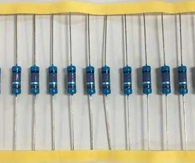 MF 2W 1% On Tape 0.1-0.91R 1R-10M Metal Film Resistor x 1000PCS