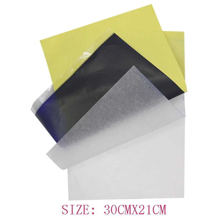 4 Layers Tattoo Transfer Paper Tattoo Supplies Copy Carbon Tracing Paper Thermal Transfer Papier Tattoo Copier Stencil tatuagem