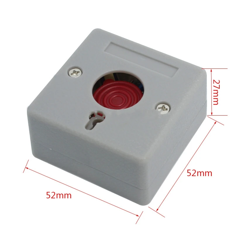 (10 stuks) NC NO Signaalopties Beveiligingsalarmaccessoires Knop Paniekknop Brandalarm Noodschakelaar