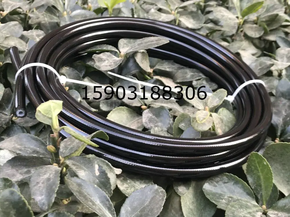 5M-ALL-ONE-LENGTH-AN3-ID-1/8 PU coated PTFE lined braided brake oil fuel air pump hose