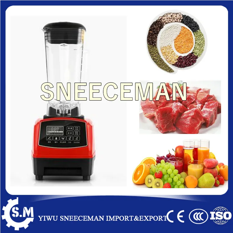 

2L wholesale fruit mixer manual smoothie blender juicer meat grinder with digital temperature control