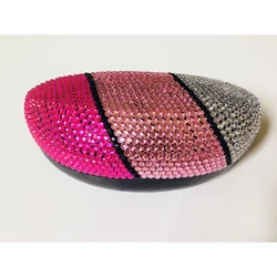 Handmade Stick Diamond Glasses Box Fashion feeling Sunglasses Case Large Size Rhinestone Eyeglasses Storage Boxes L3