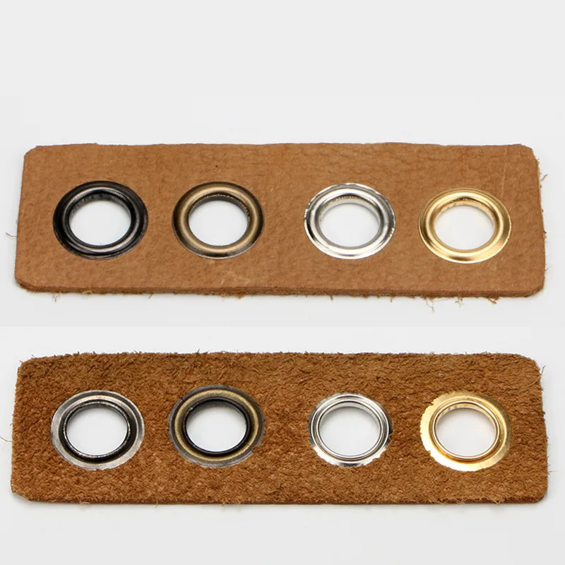 XUNZHE DIY materials 3.5mm 50pcs grommets. rivets. but. buttonholes. multicolored buckle. laces eye metal hole eyelet tool