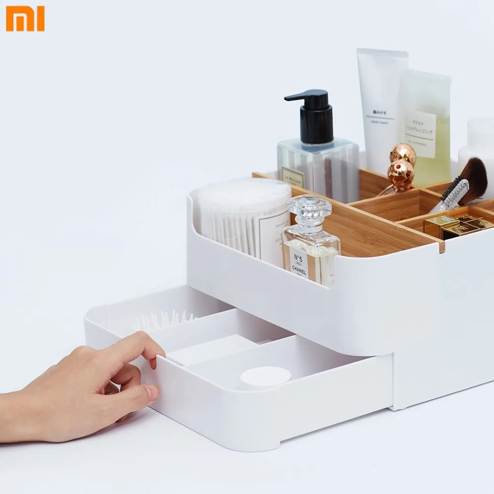 

Xiaomi Multipurpose Drawer Storage Box Mijia Cosmetic Box ABS Material Desk Surface Debris Classification Case