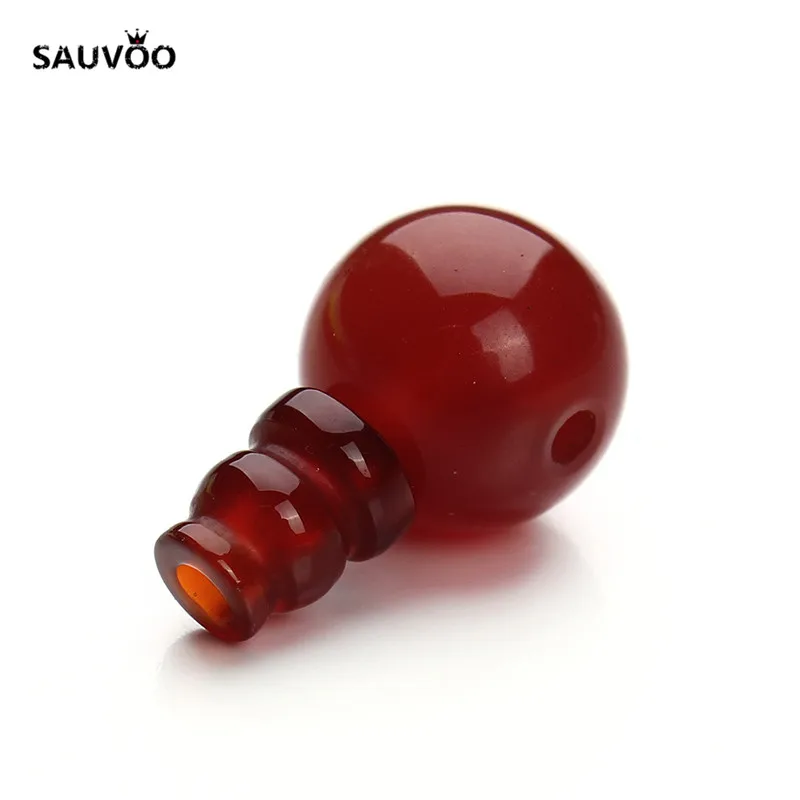 SAUVOO 2set Bulk Stone Crystal 3 Hole Guru Beads 12mm Buddha Head Spacer End Beads fit Beaded Bracelet Necklace Connector