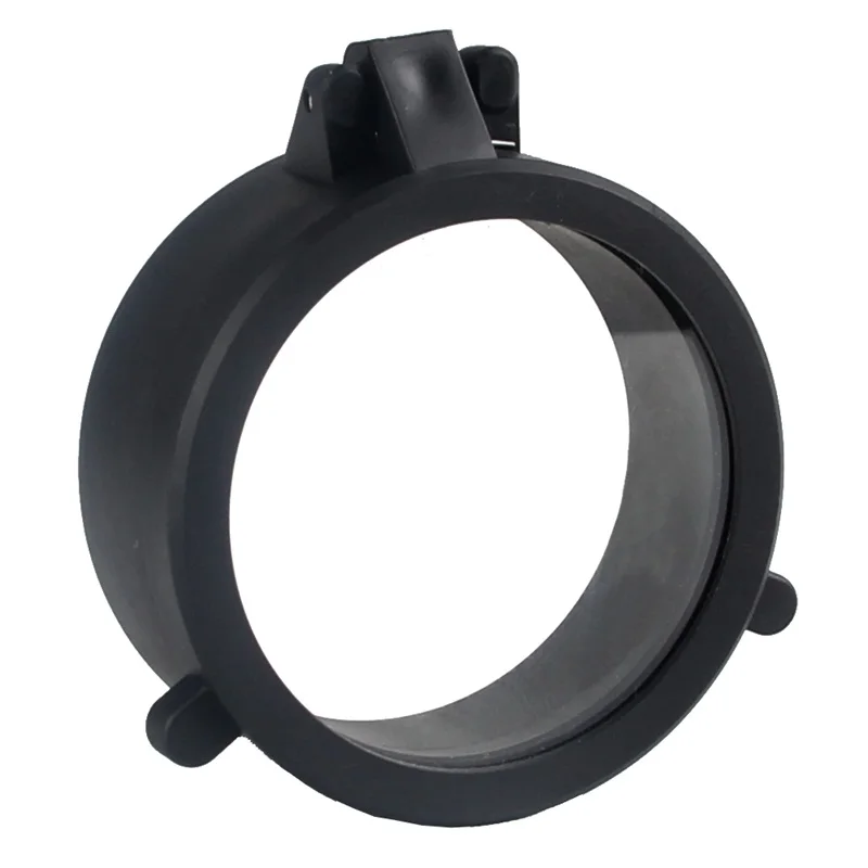 Cubierta de lente de mira de Rifle transparente, tapa de protección de resorte rápido abatible hacia arriba, tapa de objetivo para pistola Airsoft Caliber 37-0072, 30-69MM