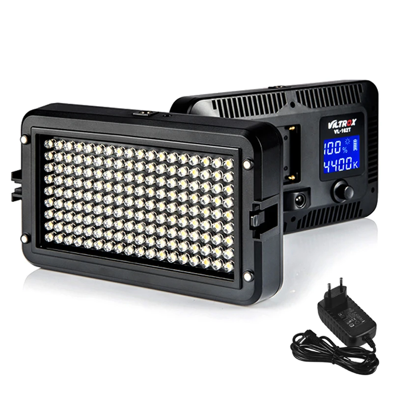 Viltrox VL-162T Bi-color LED Video Light Panel CR95+ 3300-5600k Dimmable Photography Fill Lighting for Canon Nikon Sony DSLR DV