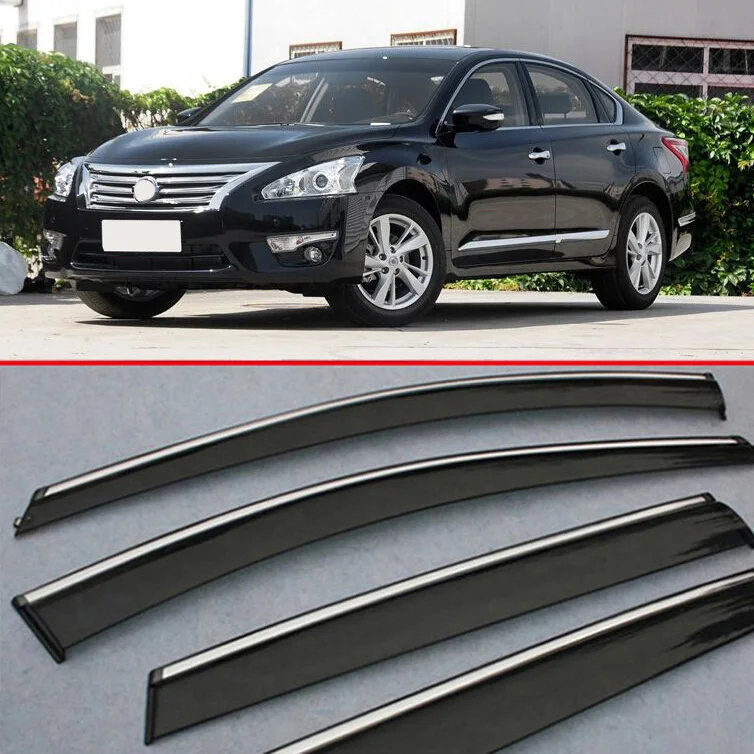 For Nissan Altima 2013-2015 Car Window Sun Rain Shade Visors Shield Shelter Protector Cover Sticker