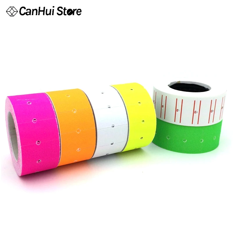 500 шт./рулон, ярлыки, ярлыки, бумажные ярлыки, ярлыки для оружия, наклейки, 5 цветов
