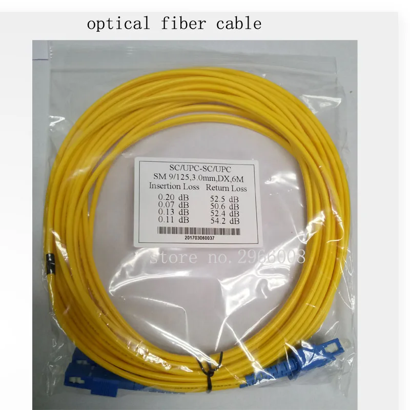 square optical fiber cable SC optical data cable 2 lines two head for Galaxy Allwin Zhongye JHF vista Human flora inkjet