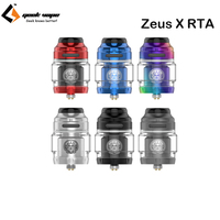 Original Geekvape ZX RTA Tank 4.5ml/3.5ml With Support Single/Dual Coil RTA For E Cigarettes Box Mod Vape ZEUS X RTA Vaporizer