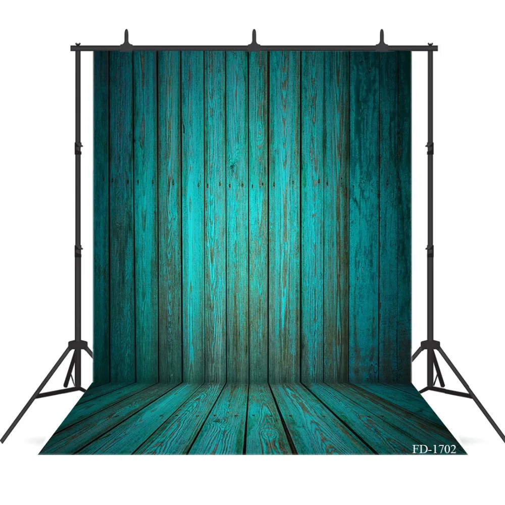 Blu Tavola di Legno Tavole di Texture Fotografia di Sfondo Per Il Servizio Fotografico Wq14 Bambino Del Vinile Tessuto Stampato Foto Fondali Foto In Studio