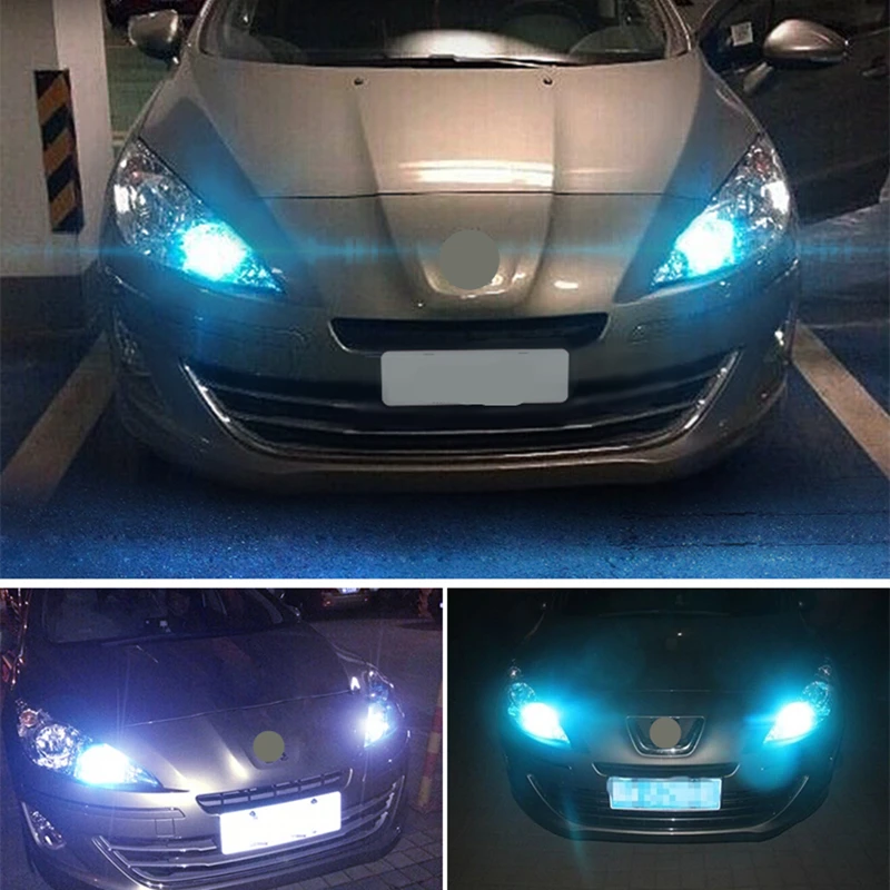 Shinman 2pcs DRL led lamp FOR Peugeot 308 408 RCZ daytime running light 4014 92smd SIDELIGHT DRL BULB LED CANBUS ERROR FREE