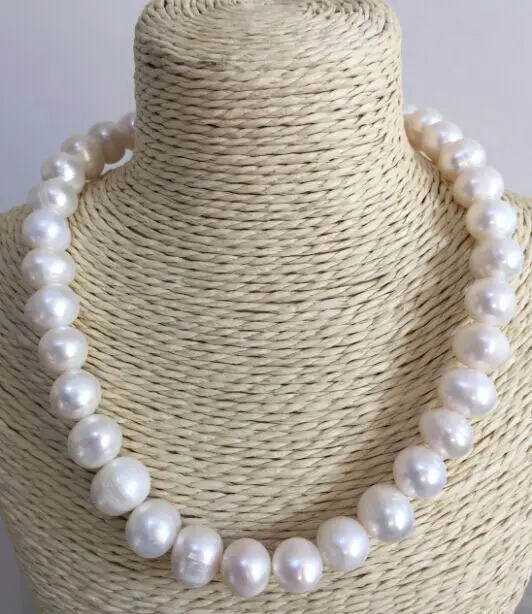 classic 12-13mm south sea baroque gold pearl necklace 14k/20