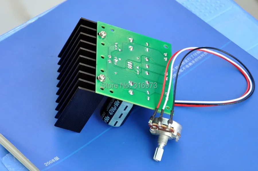 Módulo regulador de voltaje ajustable de 5 amperios, olla externa
