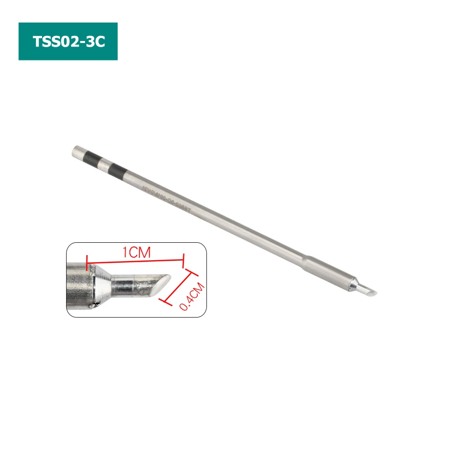 Original Quick TS1200A Soldering Iron Tip TSS02-I J SK 3C 0.8C SK-01 K 1C 2C Solder Iron Tip For Mobile Phone Motherboard Repair