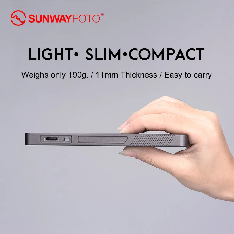 SUNWAYFOTO FL-70 RGB LED ضوء RGB اللون إضاءة السليفي إضاءة الاستوديو الكاميرا لكانون نيكون التصوير الإضاءة الفيديو يوتيوب