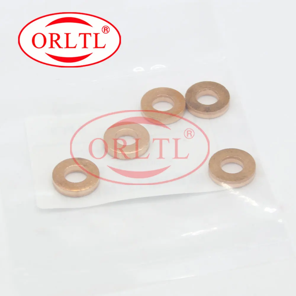 ORLTL  Adjust Copper Shims F00VC17506, Thickness=3.0mm Diesel Nozzle Copper Gasket Washer F 00V C17 506 For Common Rail Injector