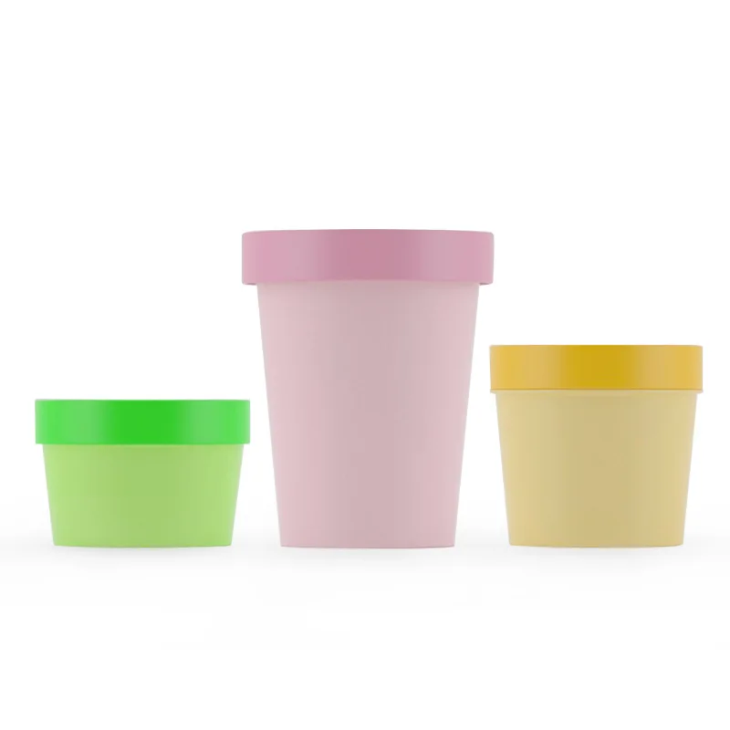 

24pcs/lot 50g 100g 200g White/Pink/Yellow/Green/Black Cosmetic Mask Jar, Cream Jar, Plastic Barrel Shaped Pot container