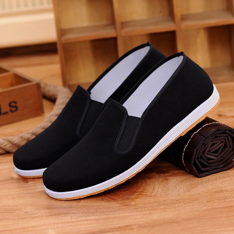 

Sneakers Which Shoes Man Super Soft Towel Driver Skid Casual shoes Oxford Flat Canvas Walking China Retro Shoes